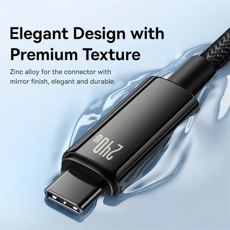 240W USB - C Fast Charging Cable - 6ft - Solily