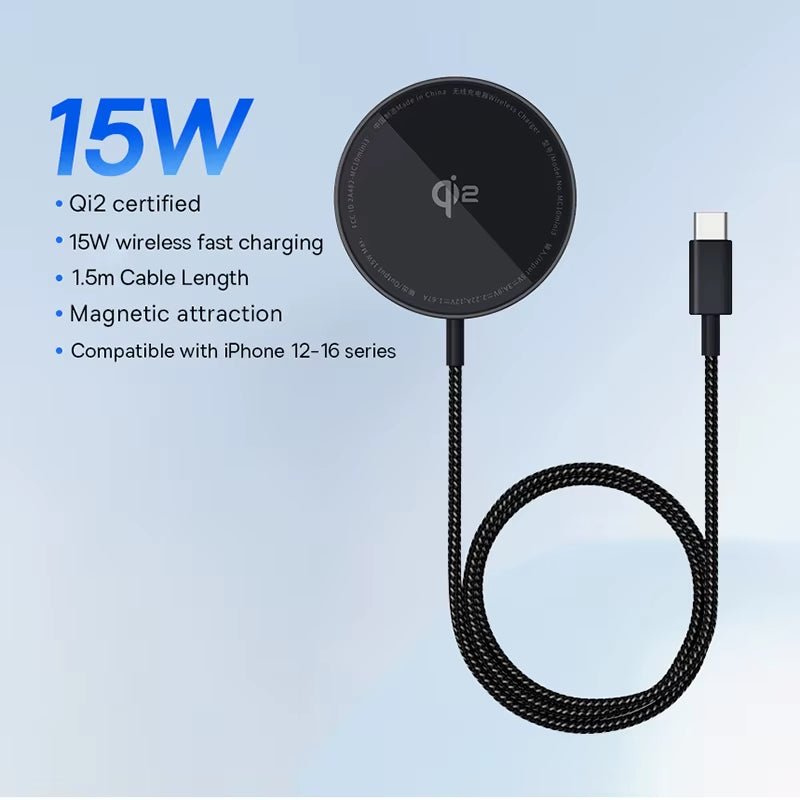 Baseus 15W Magnetic Wireless Charger - Solily