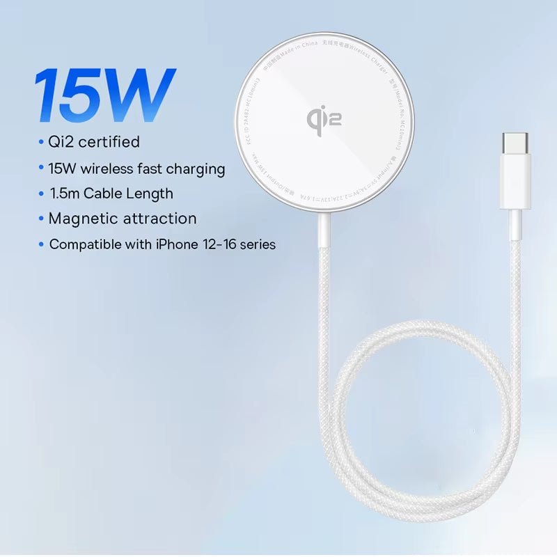 Baseus 15W Magnetic Wireless Charger - Solily