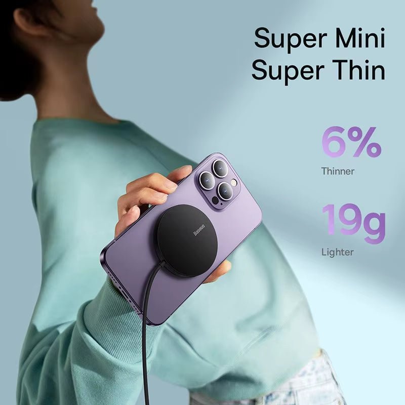 Baseus 15W Magnetic Wireless Charger - Solily