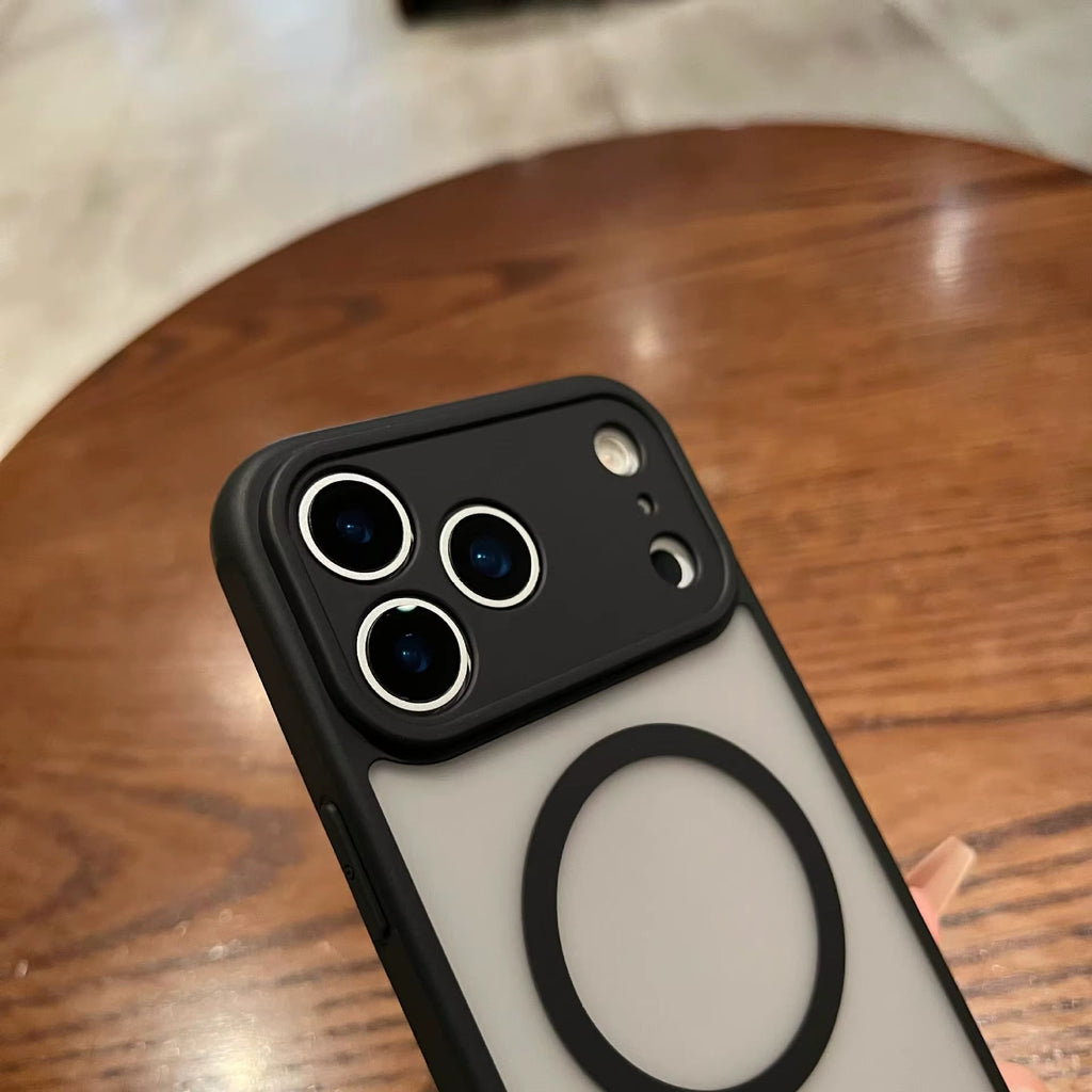 Magnetic Matte Shockproof Phone Case for iPhone 17/16/15/14 Series – Precision Hole Fit, Anti - Fingerprint, TPU Protective Cove - Solily