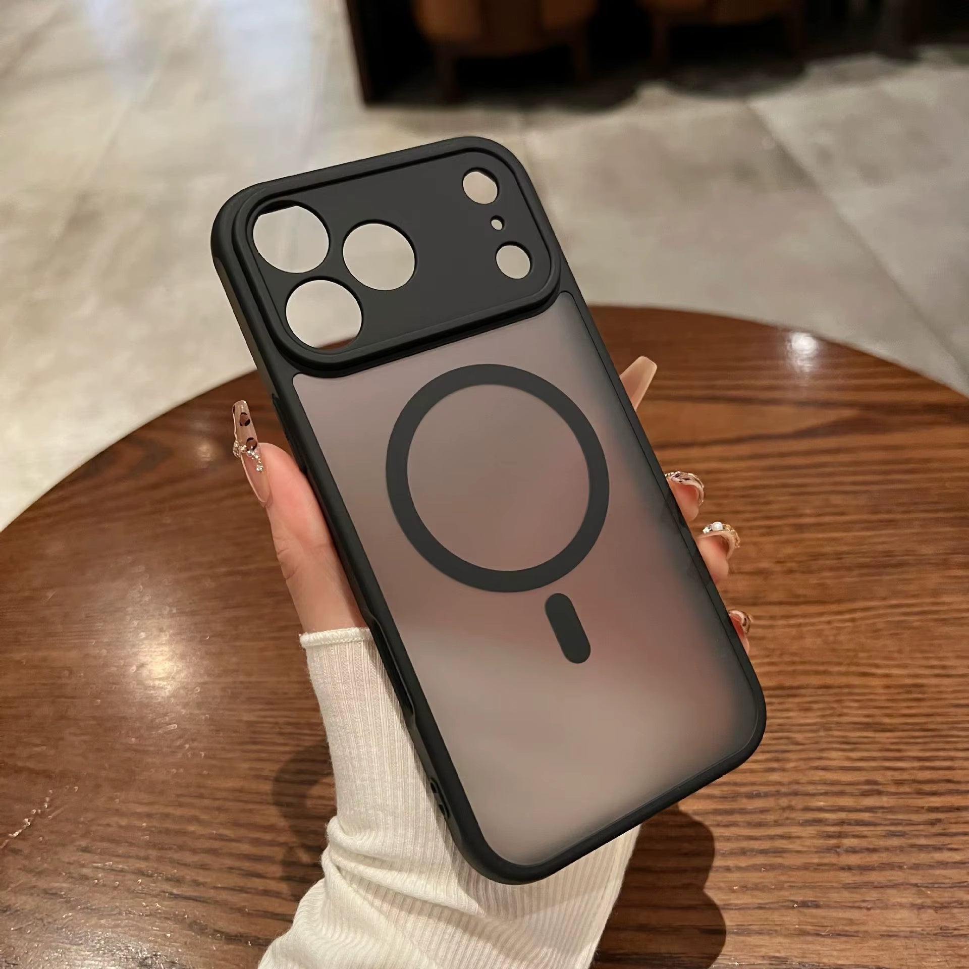 Magnetic Matte Shockproof Phone Case for iPhone 17/16/15/14 Series – Precision Hole Fit, Anti - Fingerprint, TPU Protective Cove - Solily