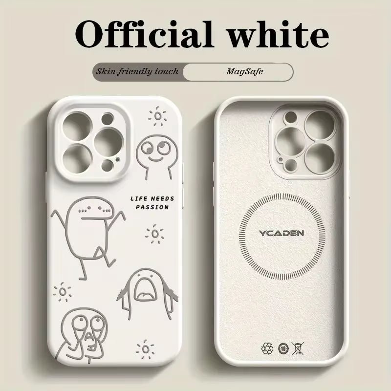 Magnetic Matte Shockproof Phone Case for iPhone 17/16/15/14 Series – Precision Hole Fit, Anti - Fingerprint, TPU Protective Cove - Solily