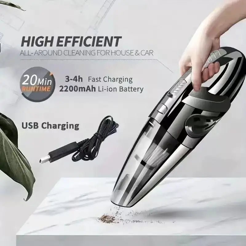 Portable Wireless Vacuum Cleaner - Rechargeable - Solily